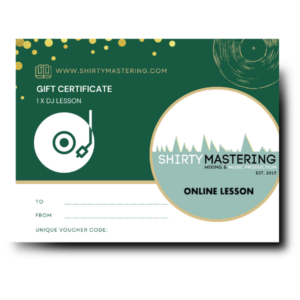 Online DJ Lesson Gift Certificate