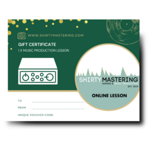1 x Online Music Production Lesson - Gift Certificate